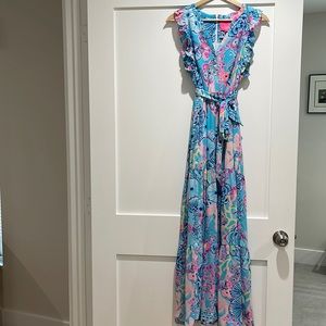 Lilly Pulitzer long floral dress